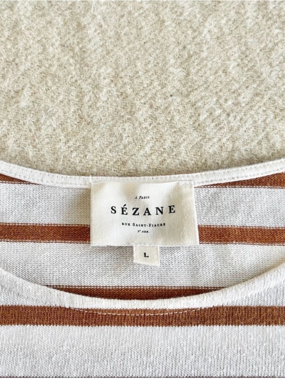 Sezane Colette Marinière sailor stripe top - Picture 6 of 10